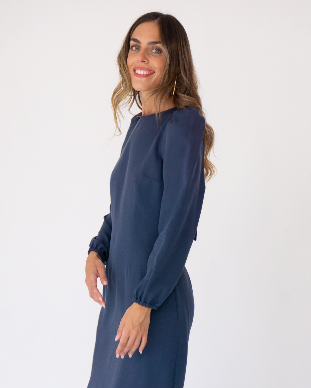 vestido candela navy