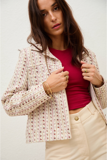 chaqueta republic corinto + top dalia corinto