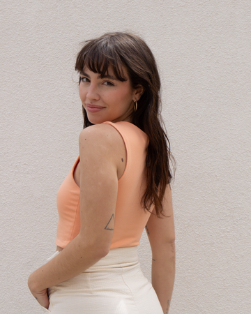 top dalia melocotón