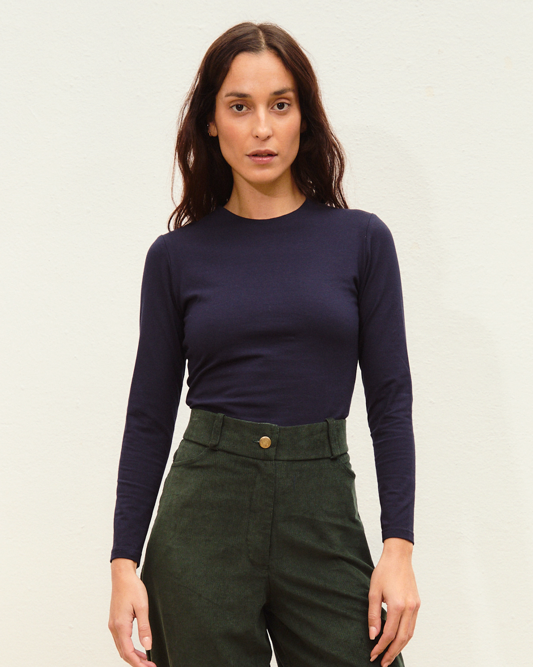 top dalia navy + top dalia caqui + top dalia burdeos