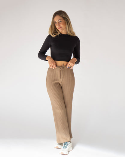 khaki flora pants