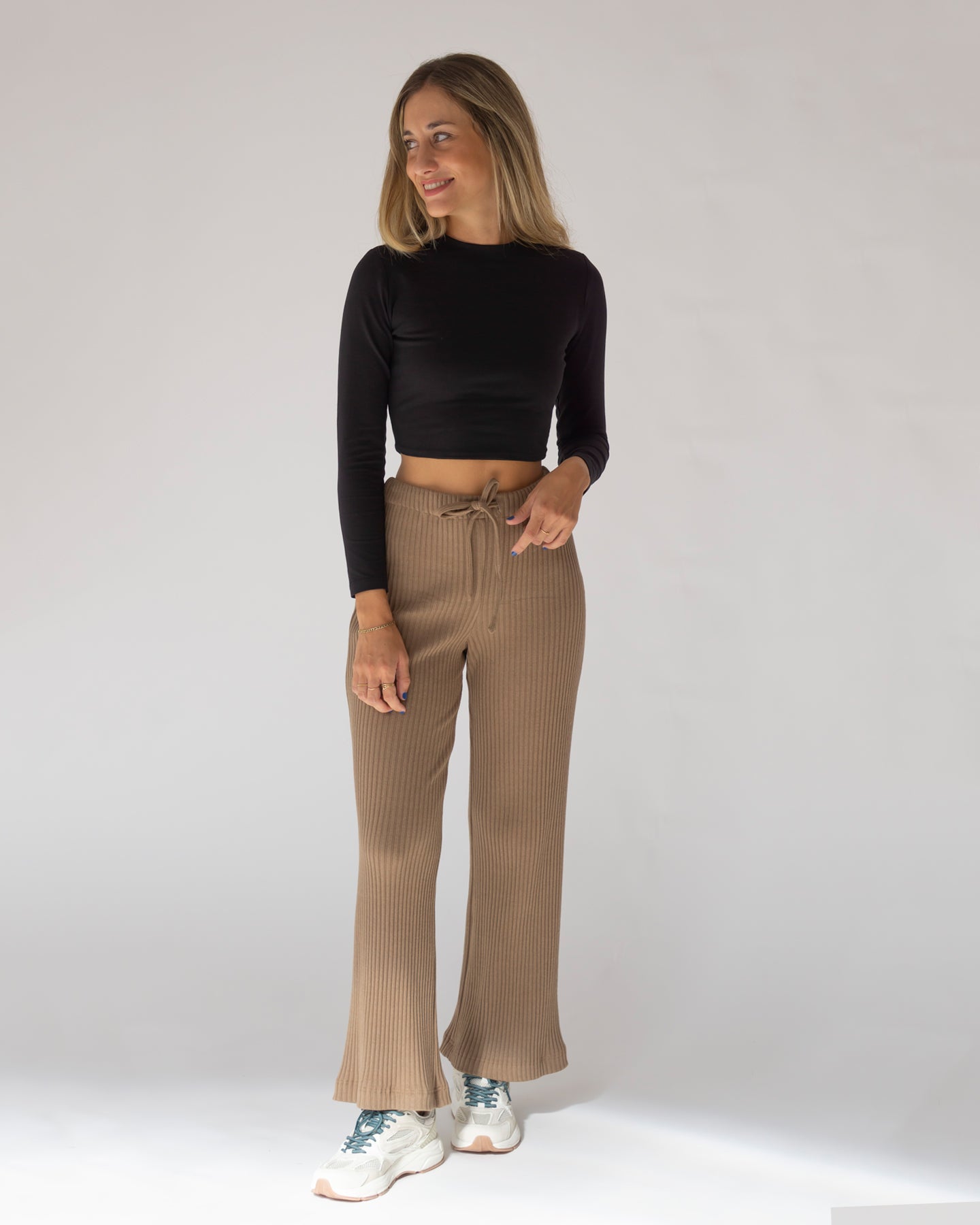 khaki flora pants