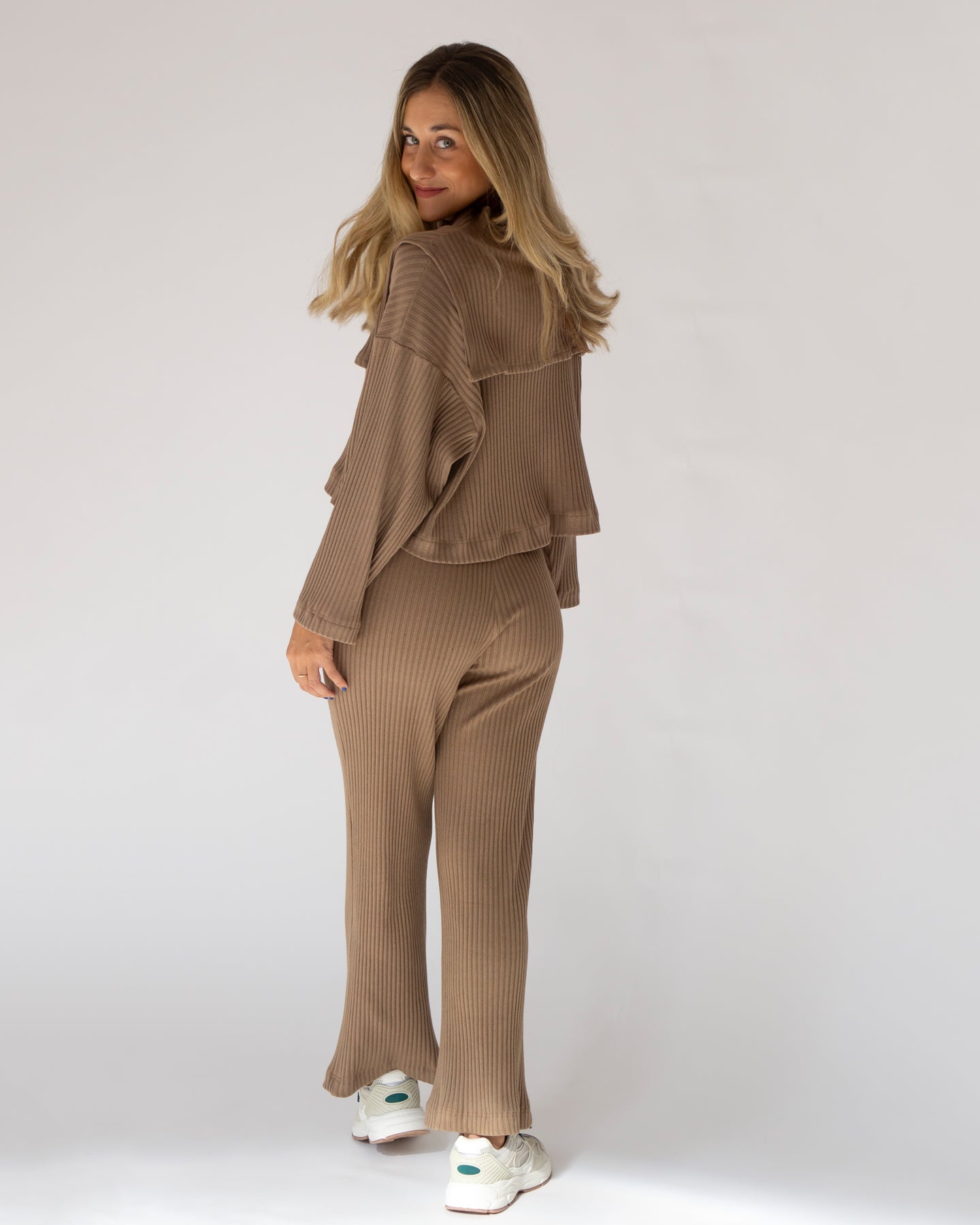 khaki flora pants