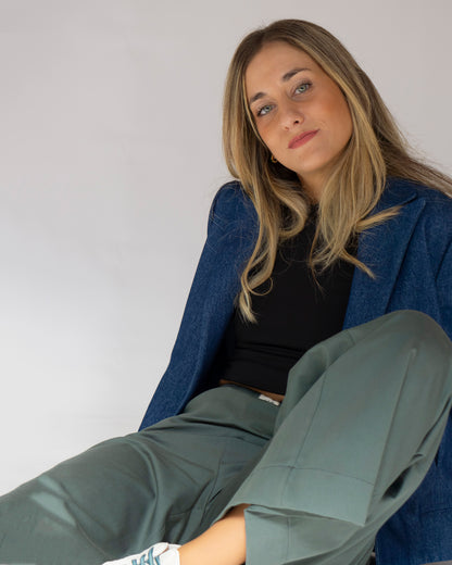 chaqueta iria denim + pantalón scout