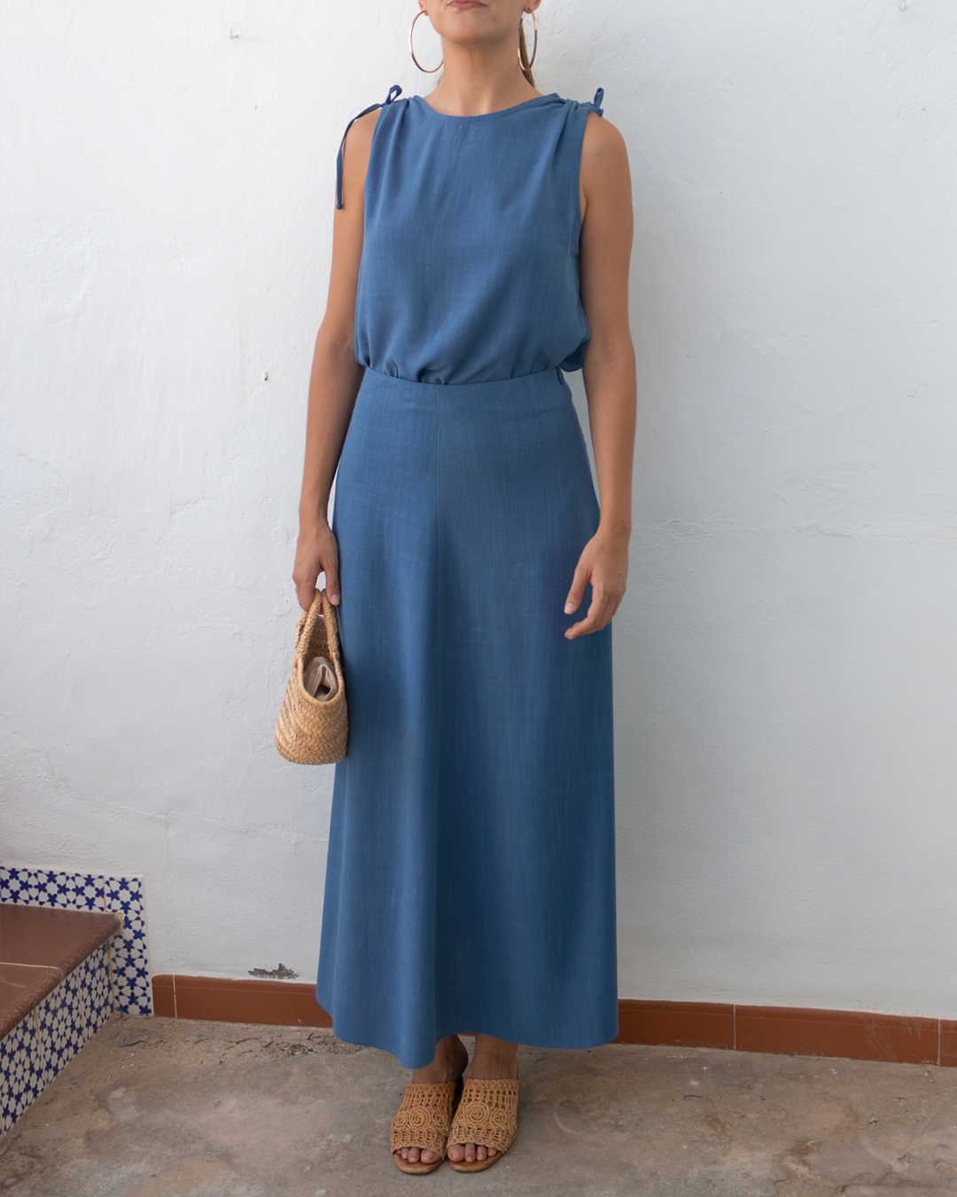 blusa olia cobalto ▢