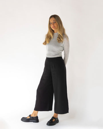 camiseta lena silver + tahiri negro