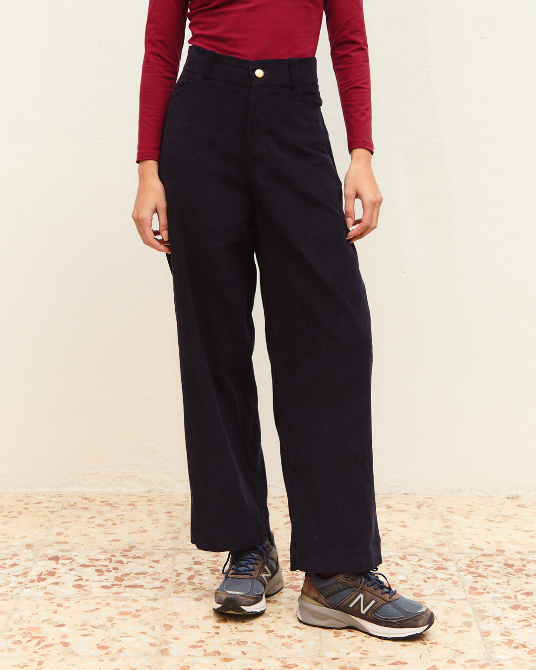 pantalón noa pana navy