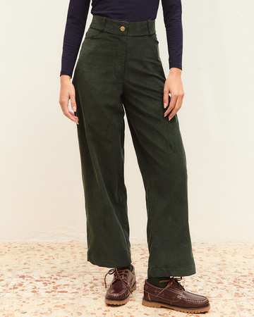 pantalón noa pana verde botella