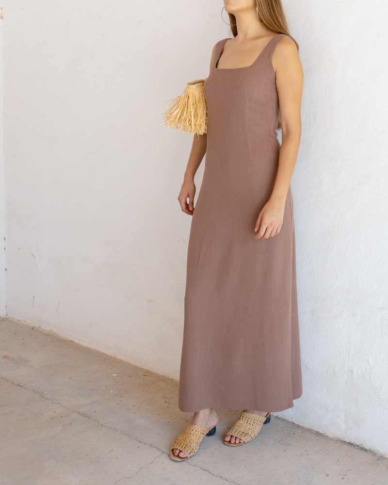 vestido olivia chocolate ◎