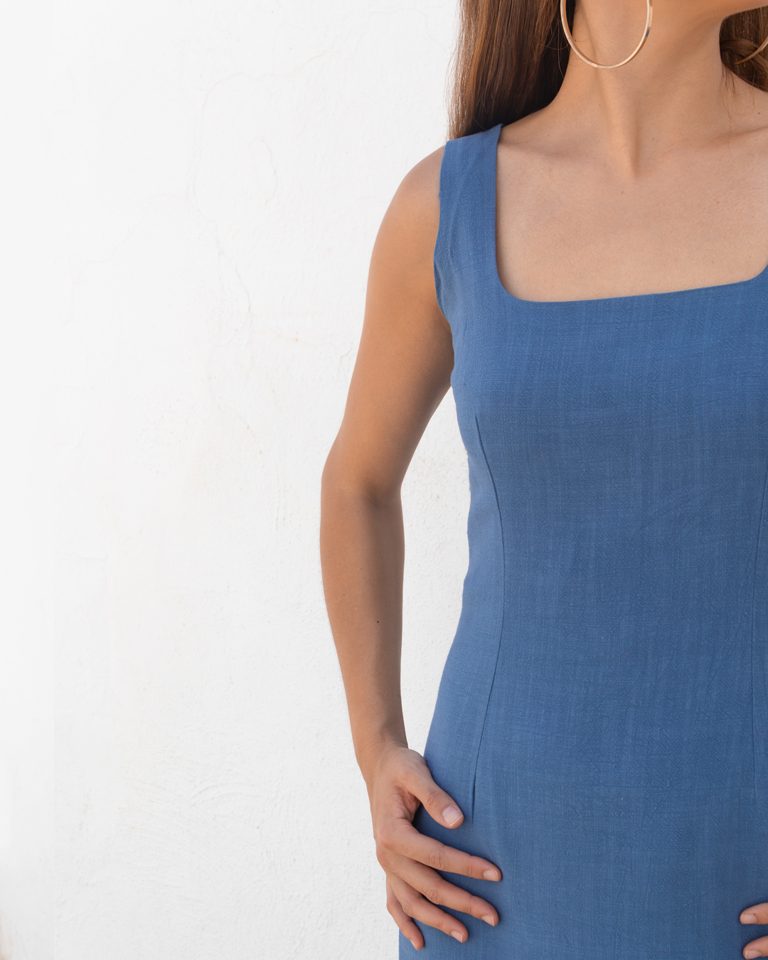 vestido olivia cobalto ◎