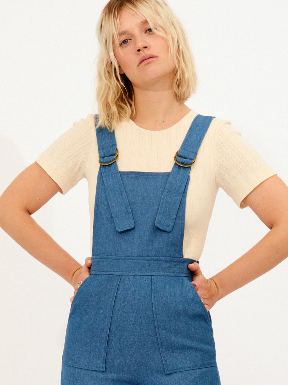 peto sira denim clásico ◎