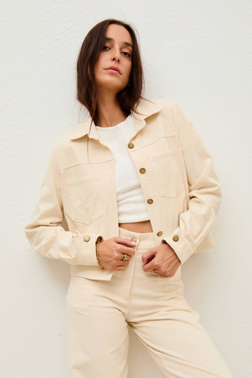 chaqueta republic marfil ◎