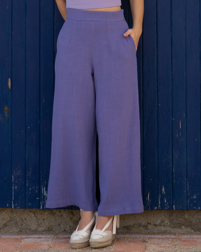 pantalón tahiri morado