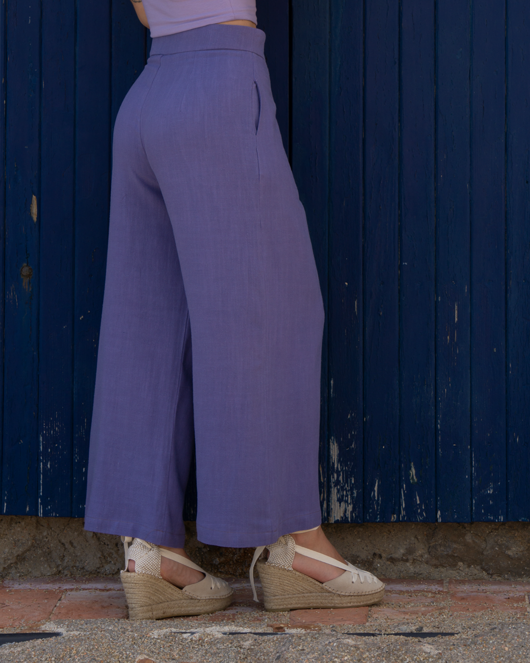 pantalón tahiri morado