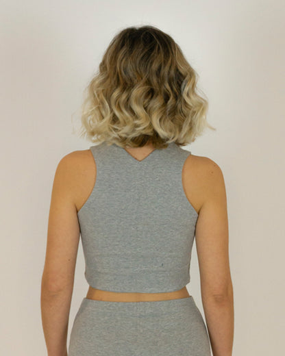 gray dahlia top