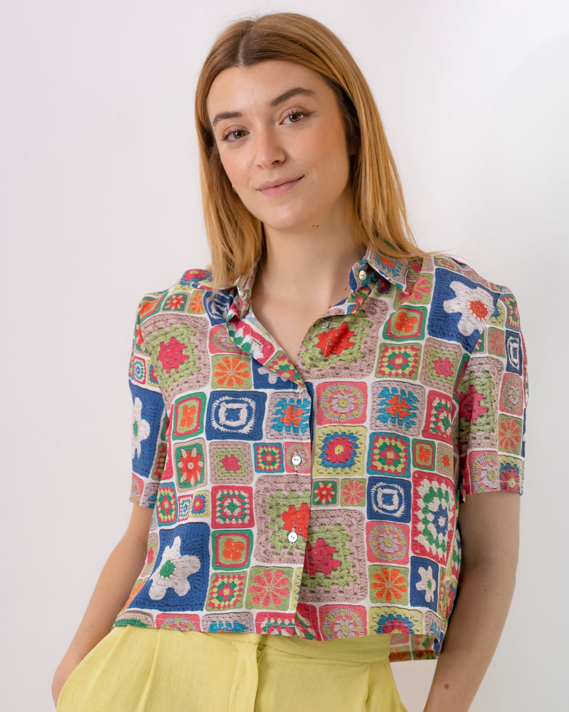 camisa nicole crochet