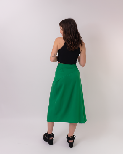 falda volare verde