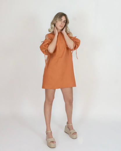 vestido fez naranja