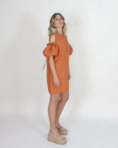 vestido fez naranja