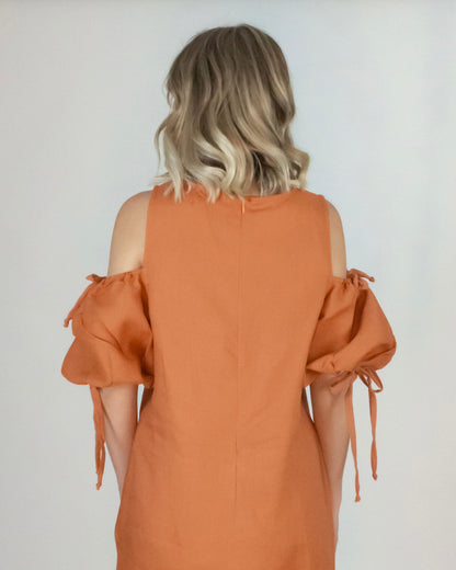 vestido fez naranja